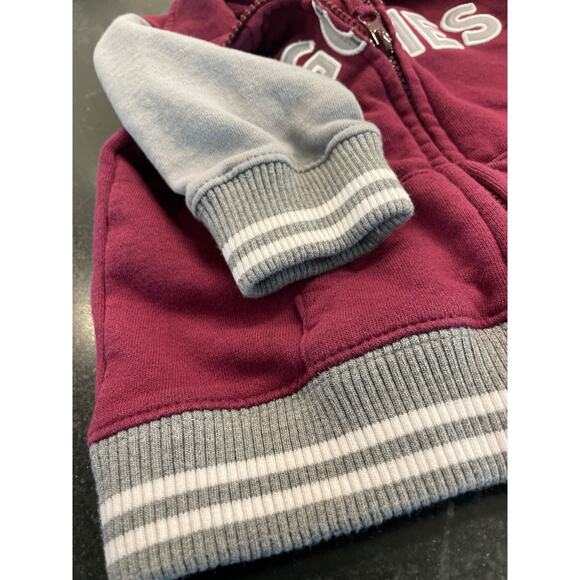 Texas A&M 12-18 months full zip fleece bomber jacket by Colosseum - Picture 6 of 7